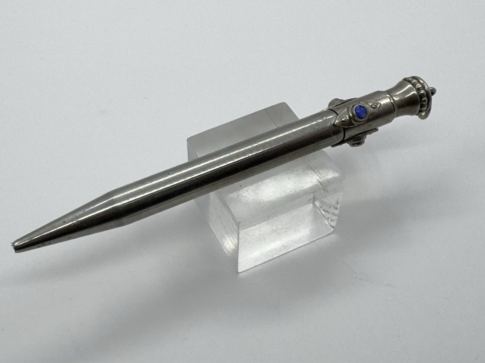 Rare German DRGM Art Deco Guliioché 4-Color Mechanical Pencil c. 1930s – Working