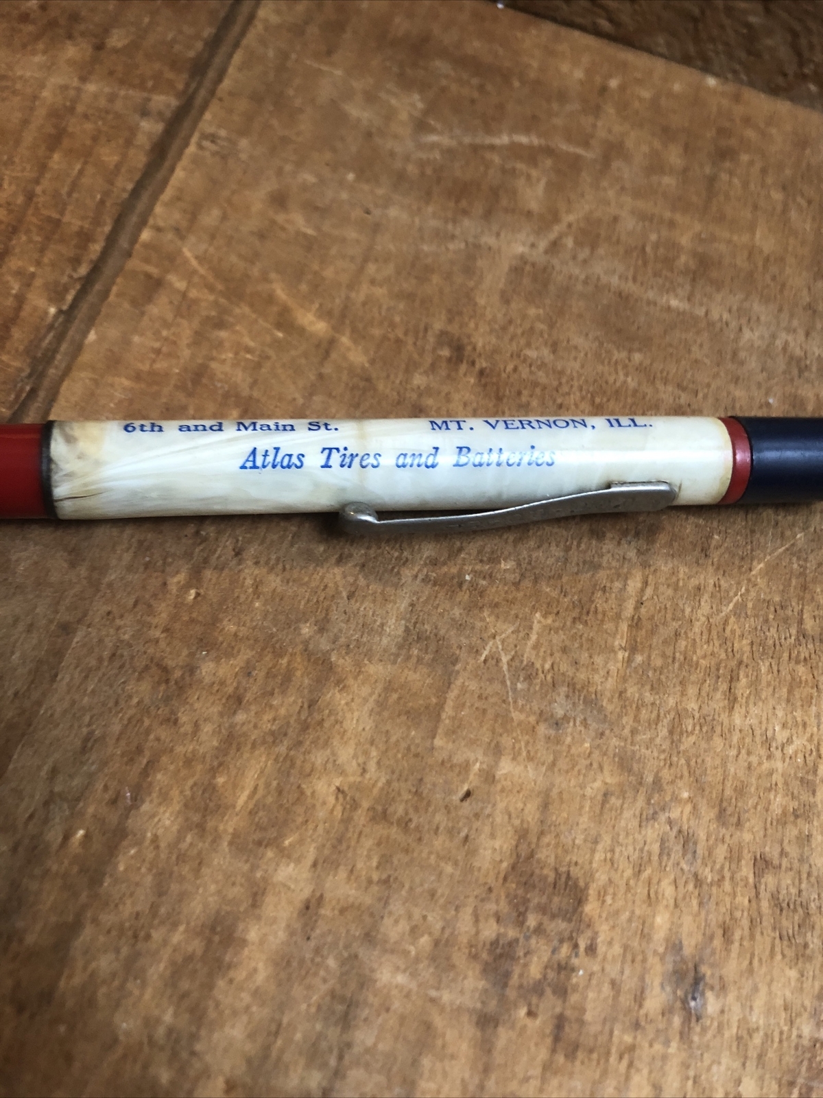 VTG Bean’s Standard Service Station Advertising Mechanical Pencil~Mt. Vernon