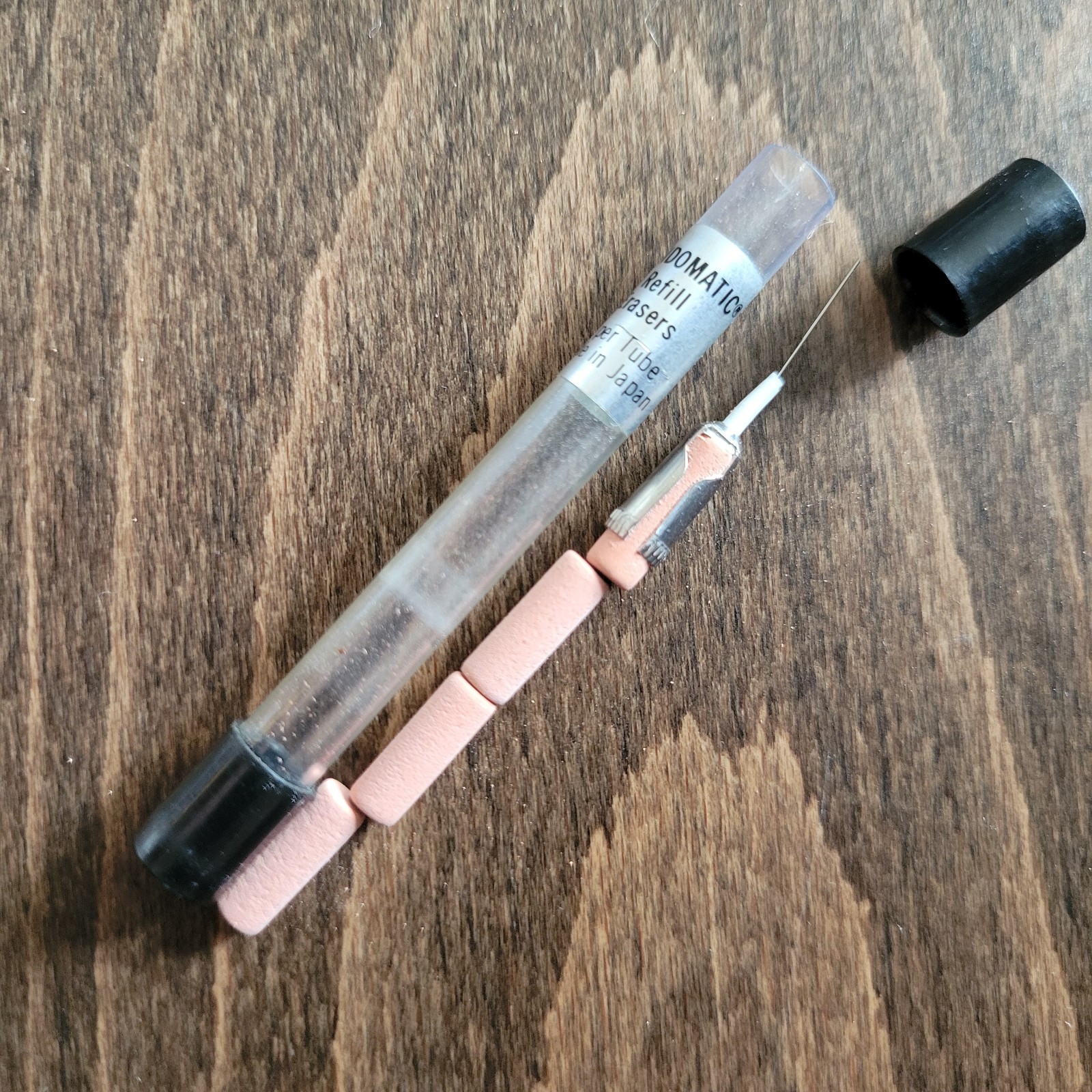 NOS Koh-I-Noor Rapidomatic Eraser Refills & Metal Holder – Lead Pin (Bent/AS-IS)