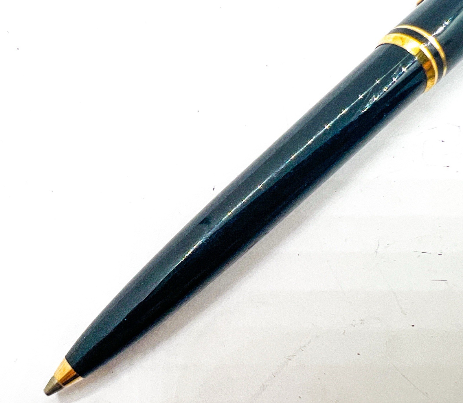 Montblanc Black Gold Trim mechanical pencil 0.5mm Push Functional