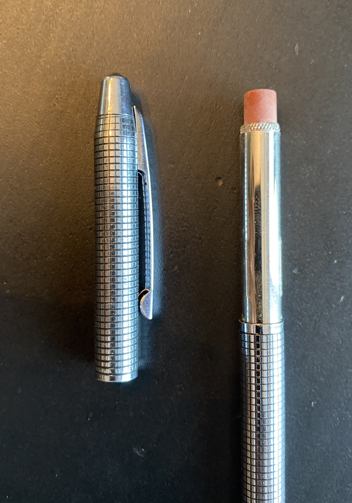 Vintage Centennial USA Mechanical Silver Tone With Lead Pencil EUC