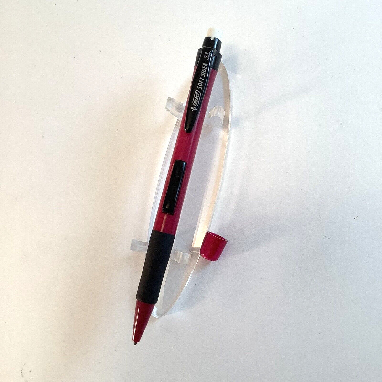 VINTAGE Mechanical Pencil Bic Soft Sider 0.5mm, Barrel Color Berry