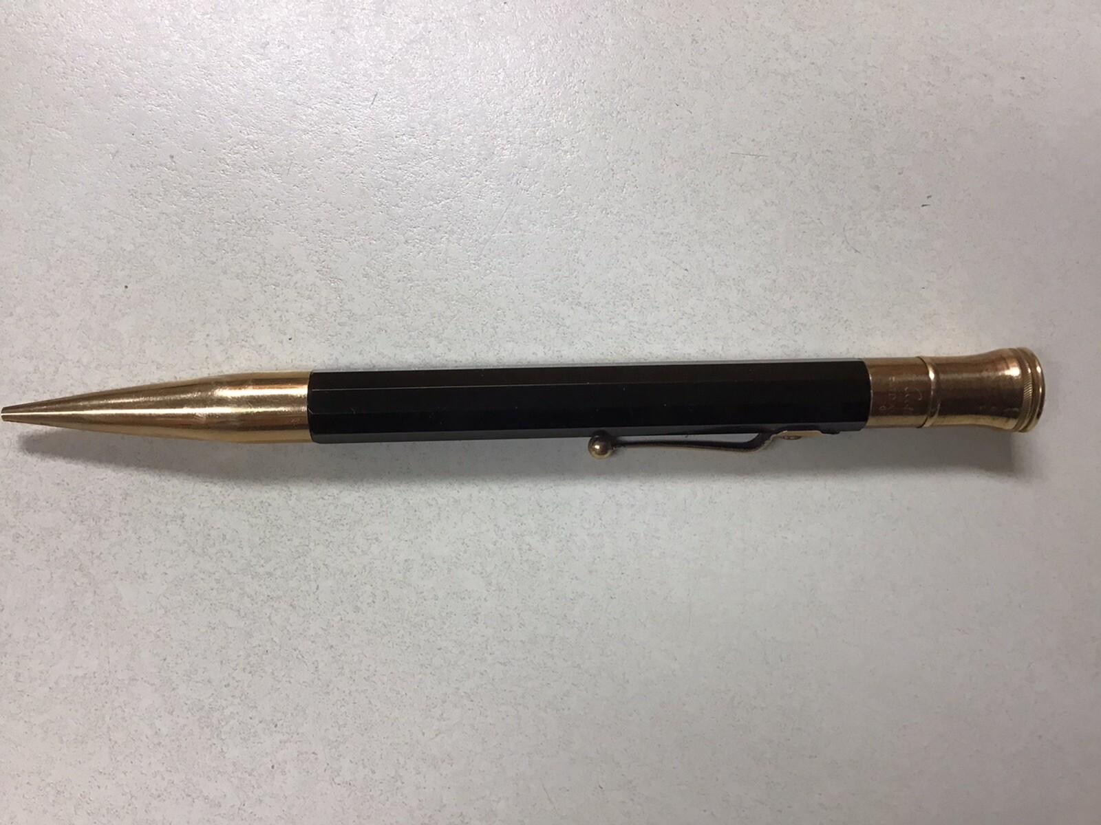 Vintage HUNTER – Exclusive Fan Makers Since 1886 Gold Filled Mechanical Pencil