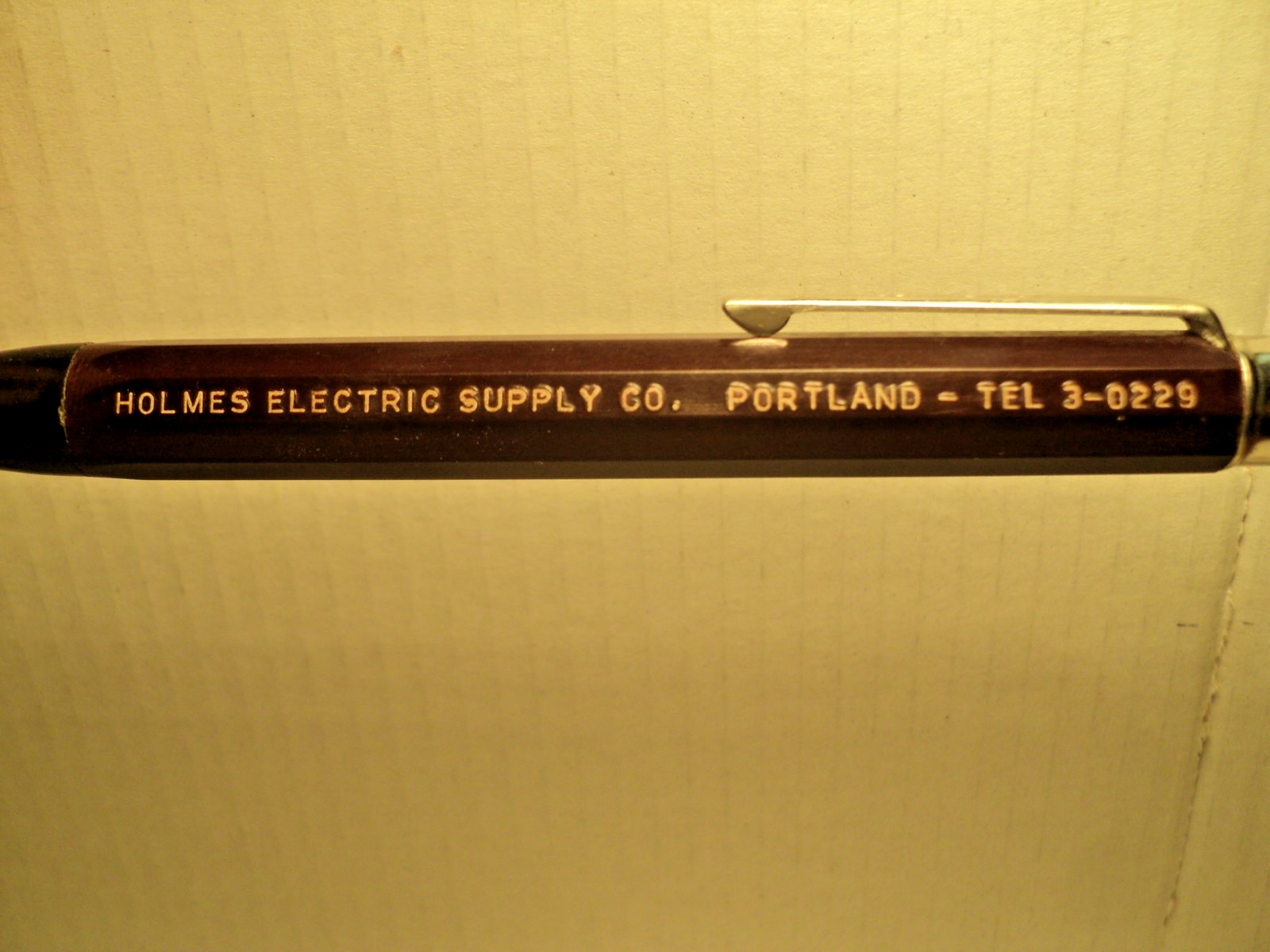 Vintage Autopoint Mechanical Pencil Holmes Electric Supply Co 5-5/8″ Long USA