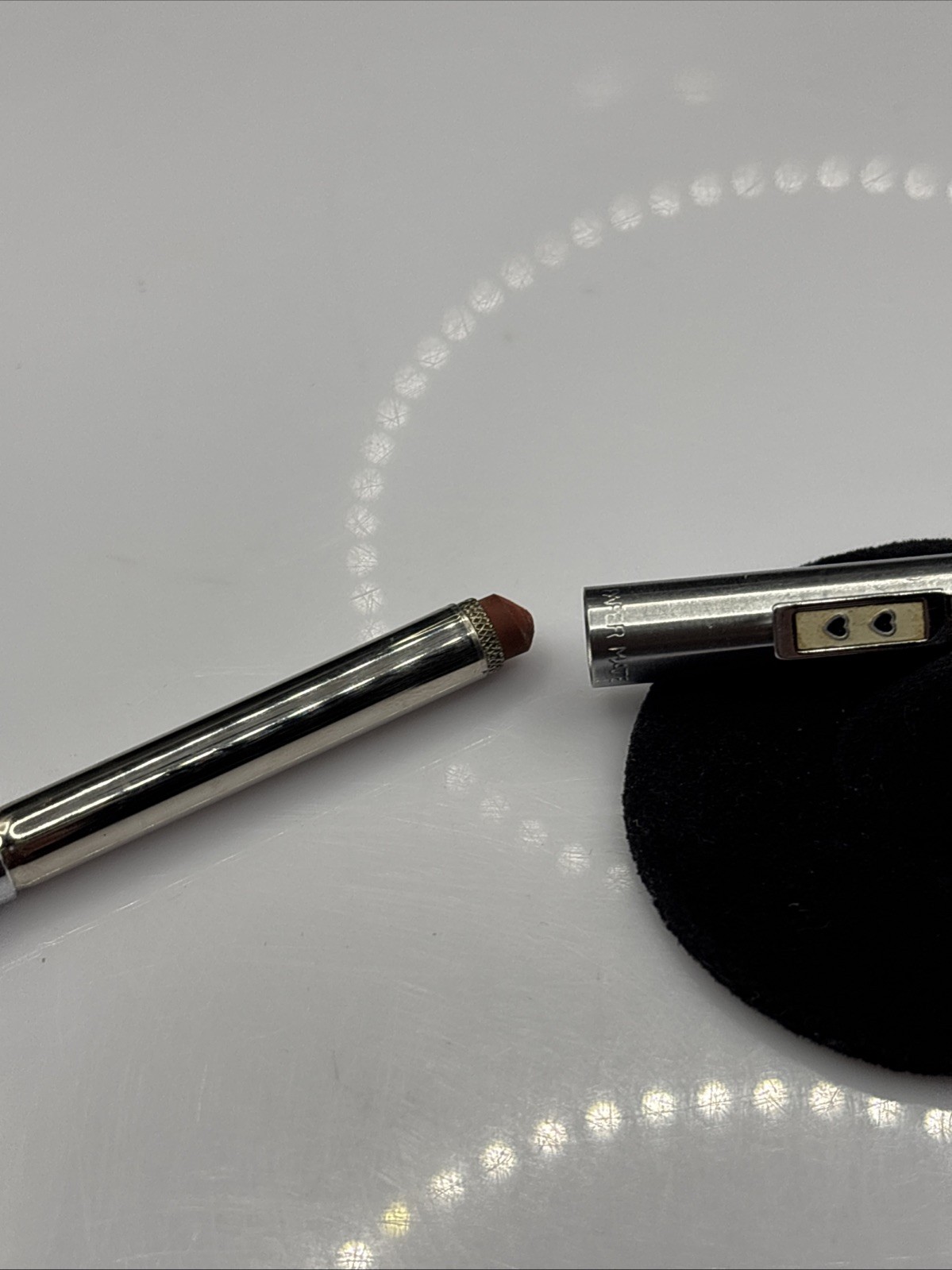 Vtg Papermate Double Heart Mechanical Pencil Stainless Steel. Front Load Lead.