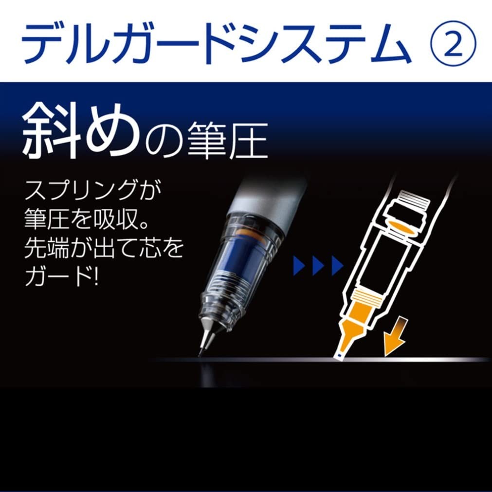 ZEBRA Mechanical pen Delguard TypeLx black P-MAS86-BK core diameter 0.3mm