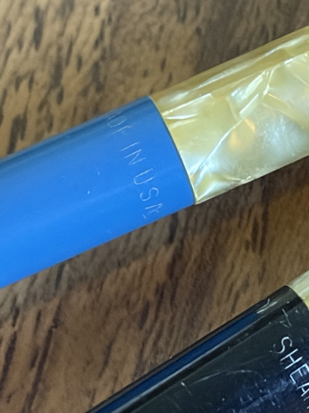 Vintage Pair Mechanical Pencil Sheaffer’s Black / Blue MOP