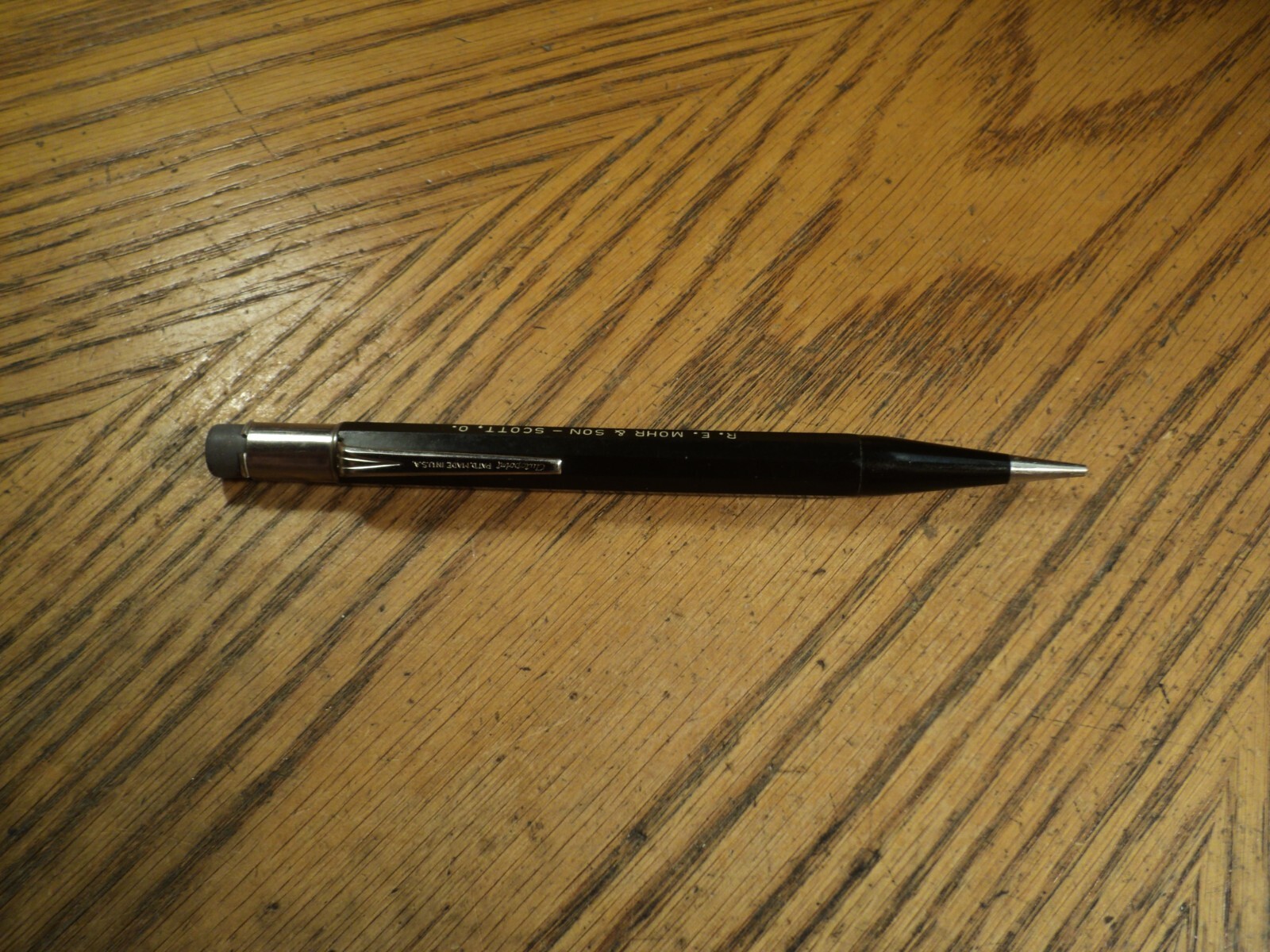 Vintage Autopoint Mechanical Pencil Advertising R E Mohr & Son Scott O.