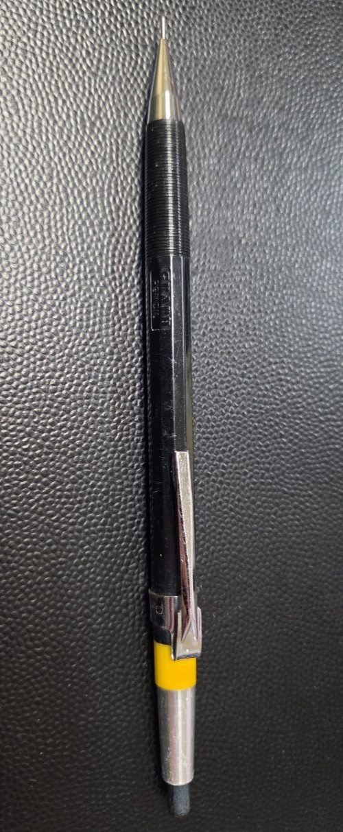 Vintage Pentel Mechanical Graph Drafting Pencil 0.5mm Japan w/ Hardness Slider