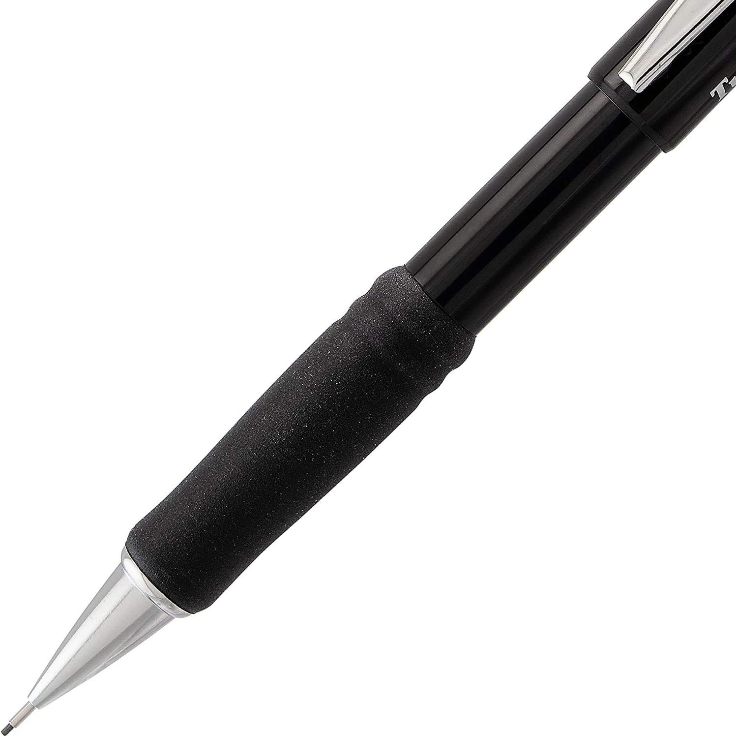 Durable Plastic Pencil Pack, 0.7mm, Twist-Up Eraser, 3 Count