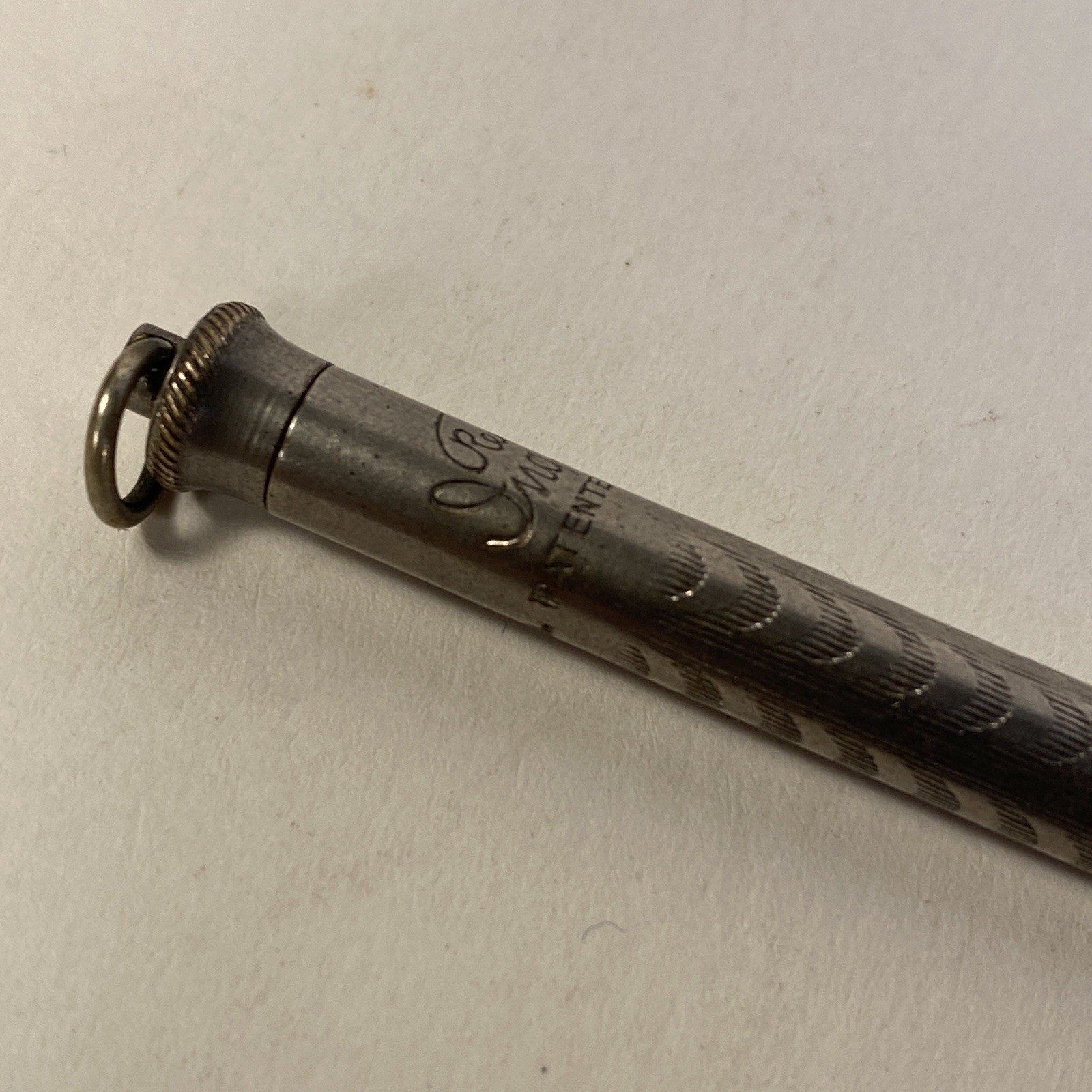Vintage 3 1/2″ RediPoint Ingersoll Silvertone Mechanical Pencil no Lead