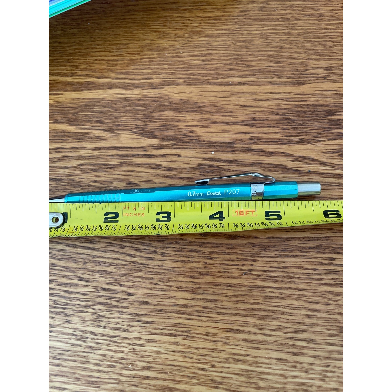 Pentel P207 Mechanical Pencil 0.7mm Drafting Japan – pale metallic Blue body