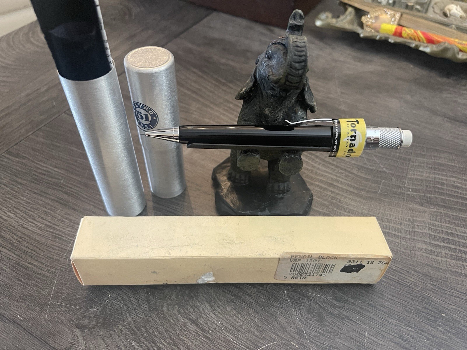 Retro 51 Tornado mechanical pencil in black VRP-1301