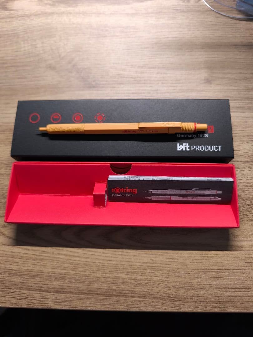 Loft Product Rotring 600 Mechanical Pencil 0.5mm Yellow Loft Limited Edition