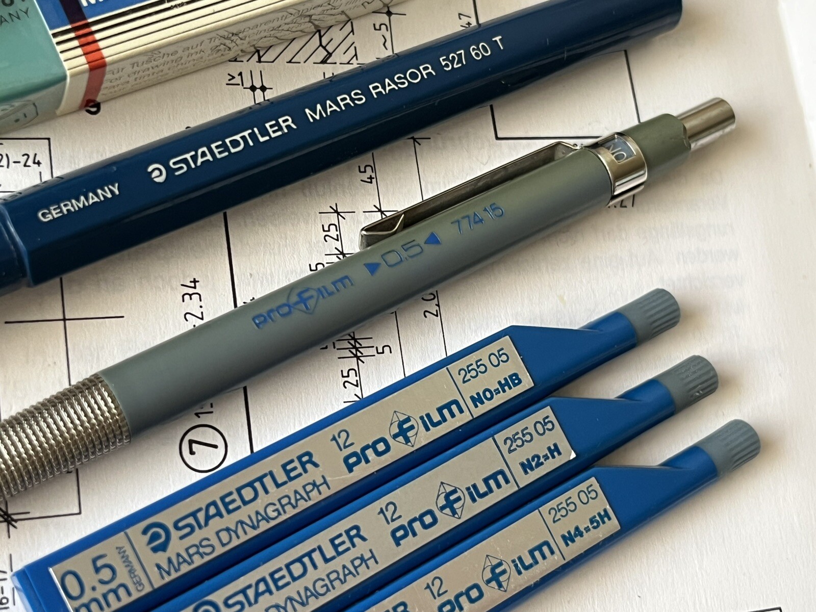 Extremely Rare Vintage Mechanical Pencil STAEDTLER PROFILM | 0.5 | 774 15
