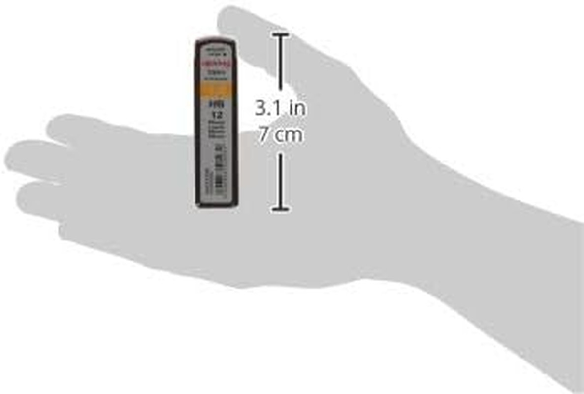 Replacement Leads for Tikky Mechanical Pencils, 1.0 mm, Hard Black (HB) (S031270