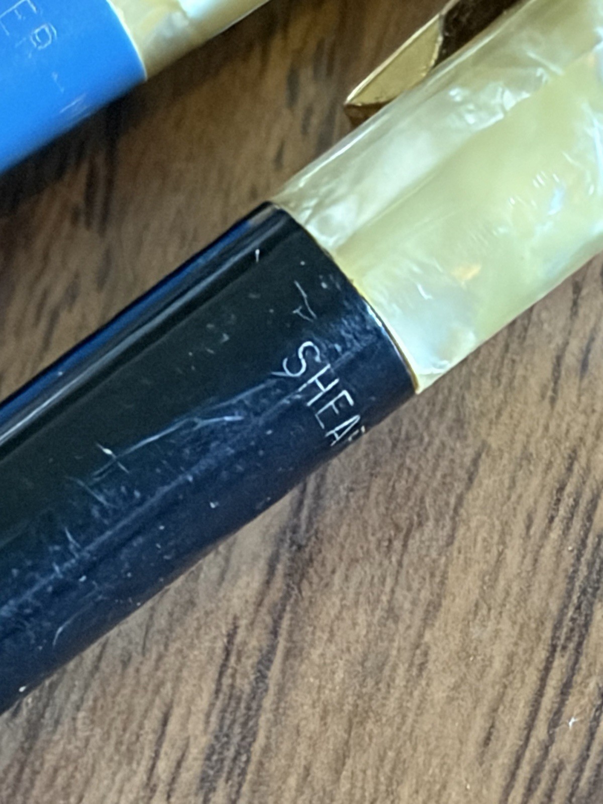 Vintage Pair Mechanical Pencil Sheaffer’s Black / Blue MOP