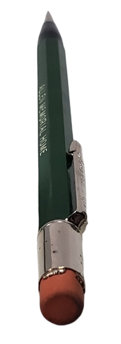 Vintage Autopoint Mechanical Pencil For Real Thin Lead With Box & Leads Green