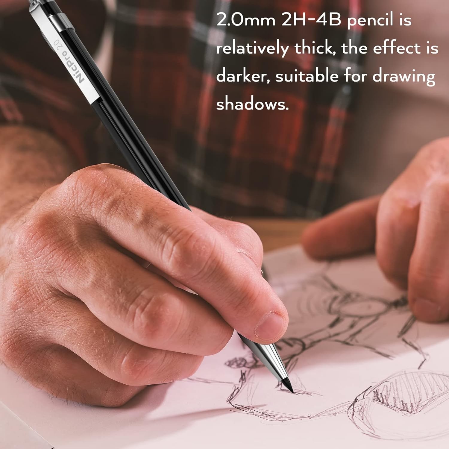 Nicpro 29PCS Black Metal Mechanical Pencil Set in 1 Count (Pack of 5),
