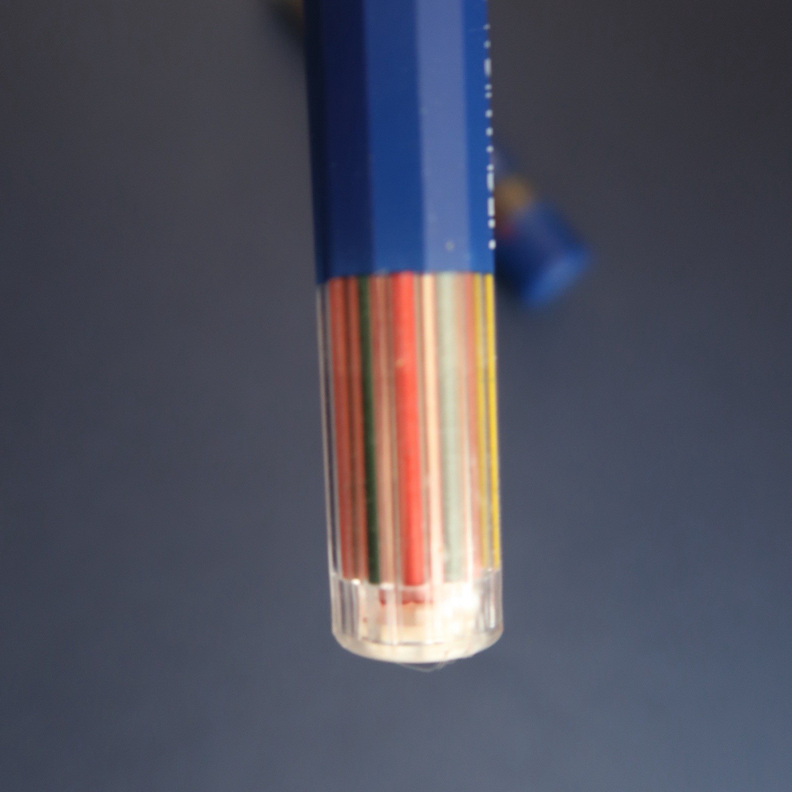 Vtg Uni Mechanical Pencil Lead Lot 2MM Japan 2B Rainbow Colors Colored Tube