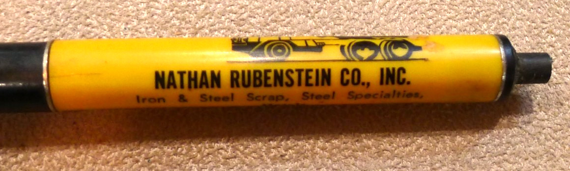 Vntg Ritepoint Mechanical Pencil N. Rubenstein Metals Conneaut Ohio Magnetic