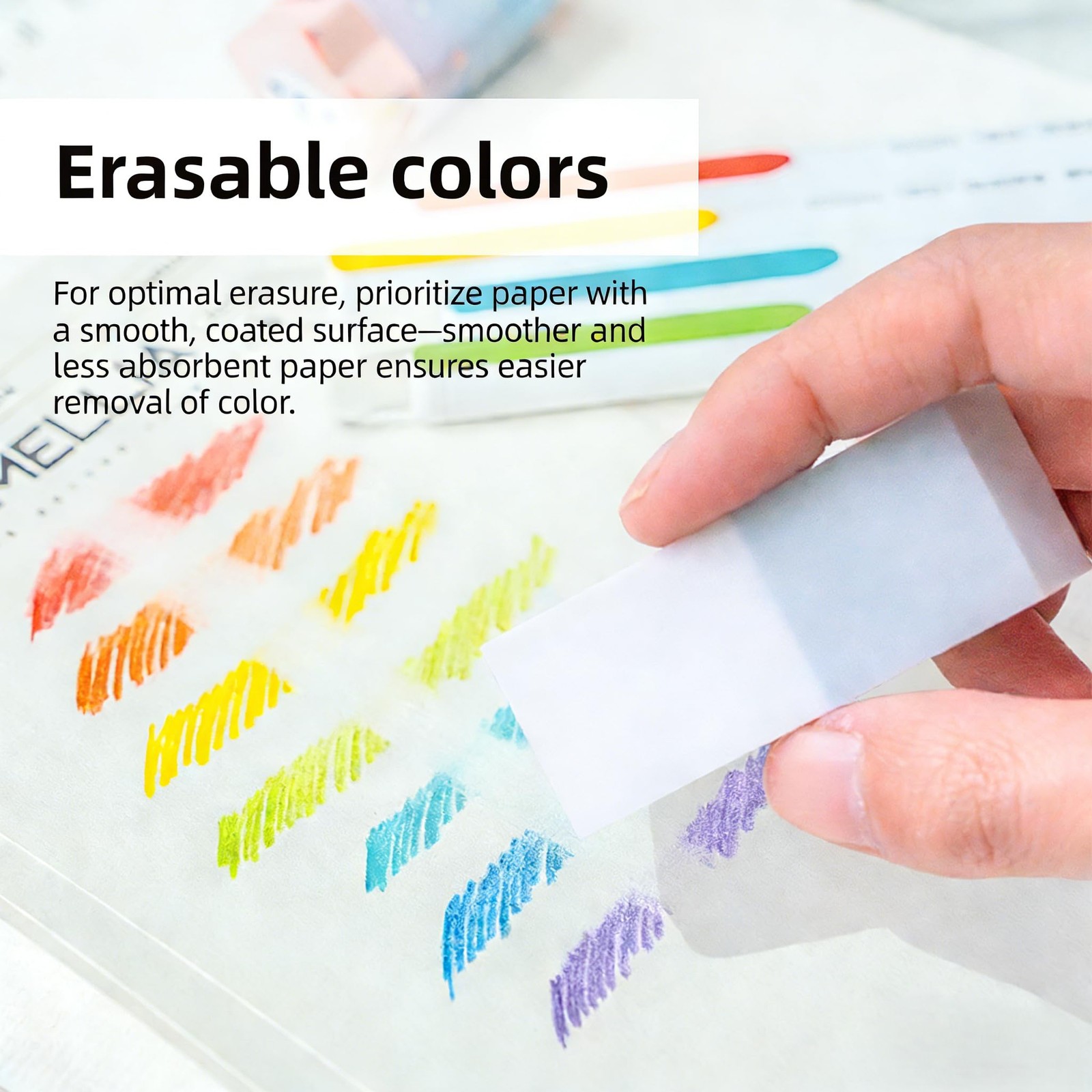 Mechanical Colored Pencils,3.0mm 36-Color Erasable Mechanical Pencil Set with…