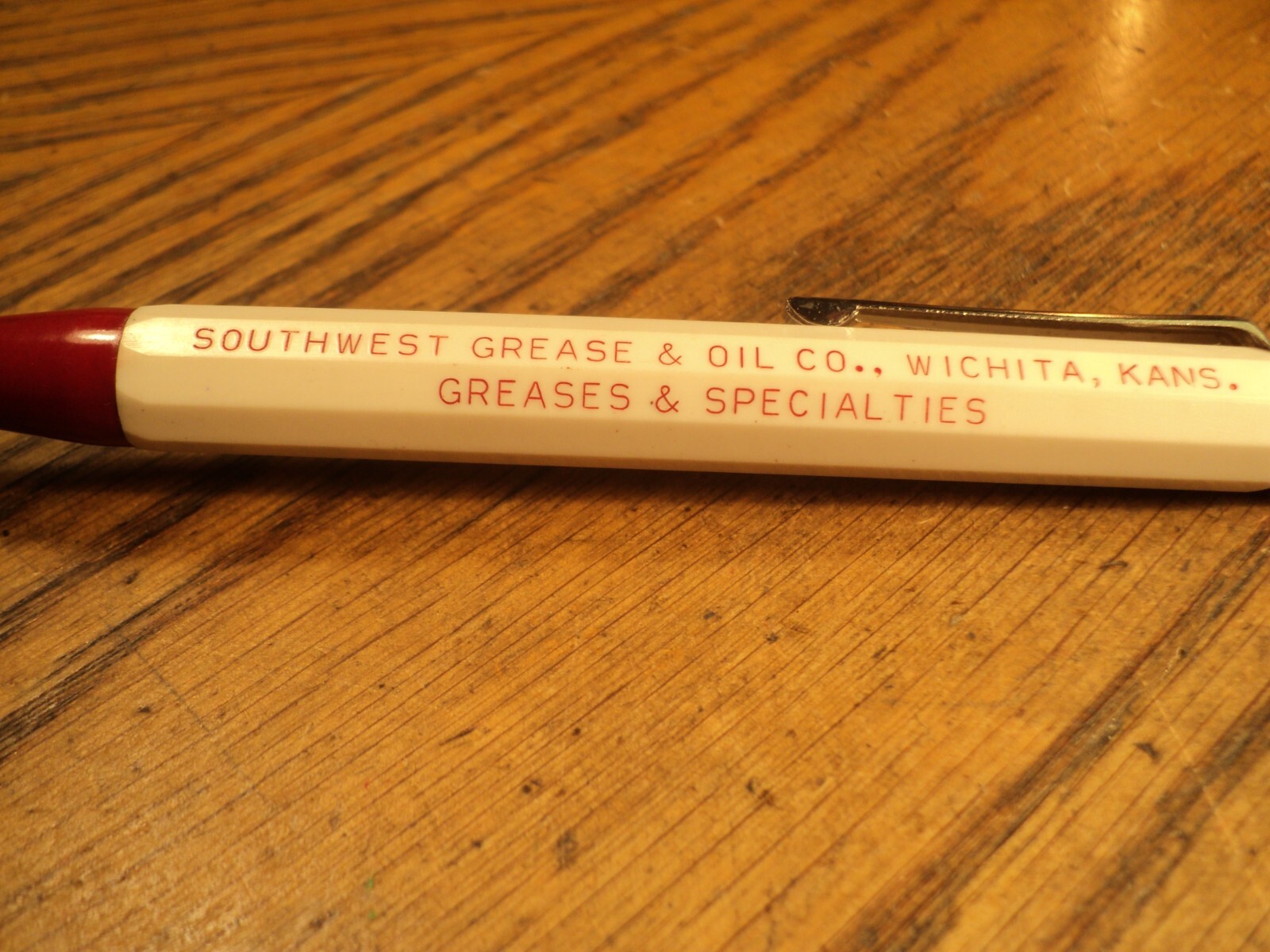 Vintage Autopoint Mechanical Pencil Southwest Grease & Oil 5-11/16″ NIB