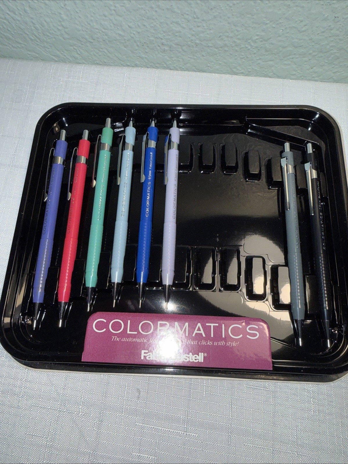 Vintage FABER CASTELL Colormatics 0.5mm MECHANICAL PENCIL Lot 8 Open Pack New