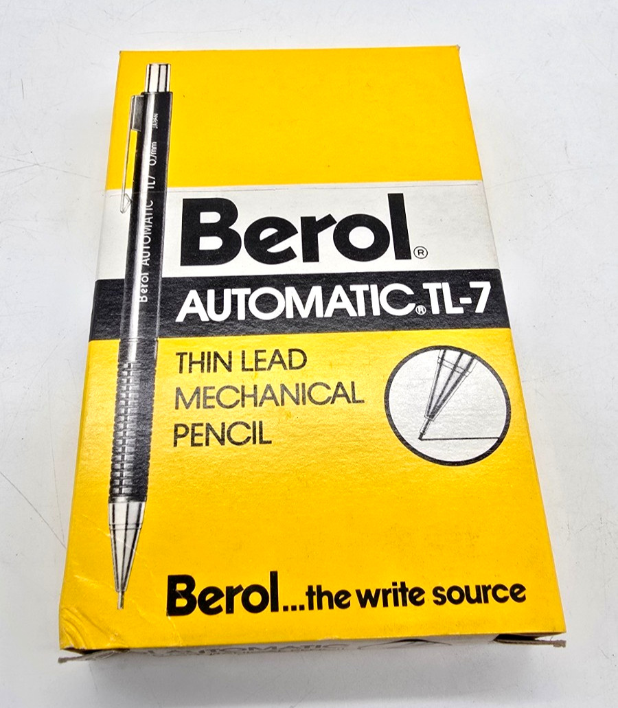 VTG Berol Automatic TL7 0.7mm (12) Mechanical Drafting Pencil Japan NOS in Box