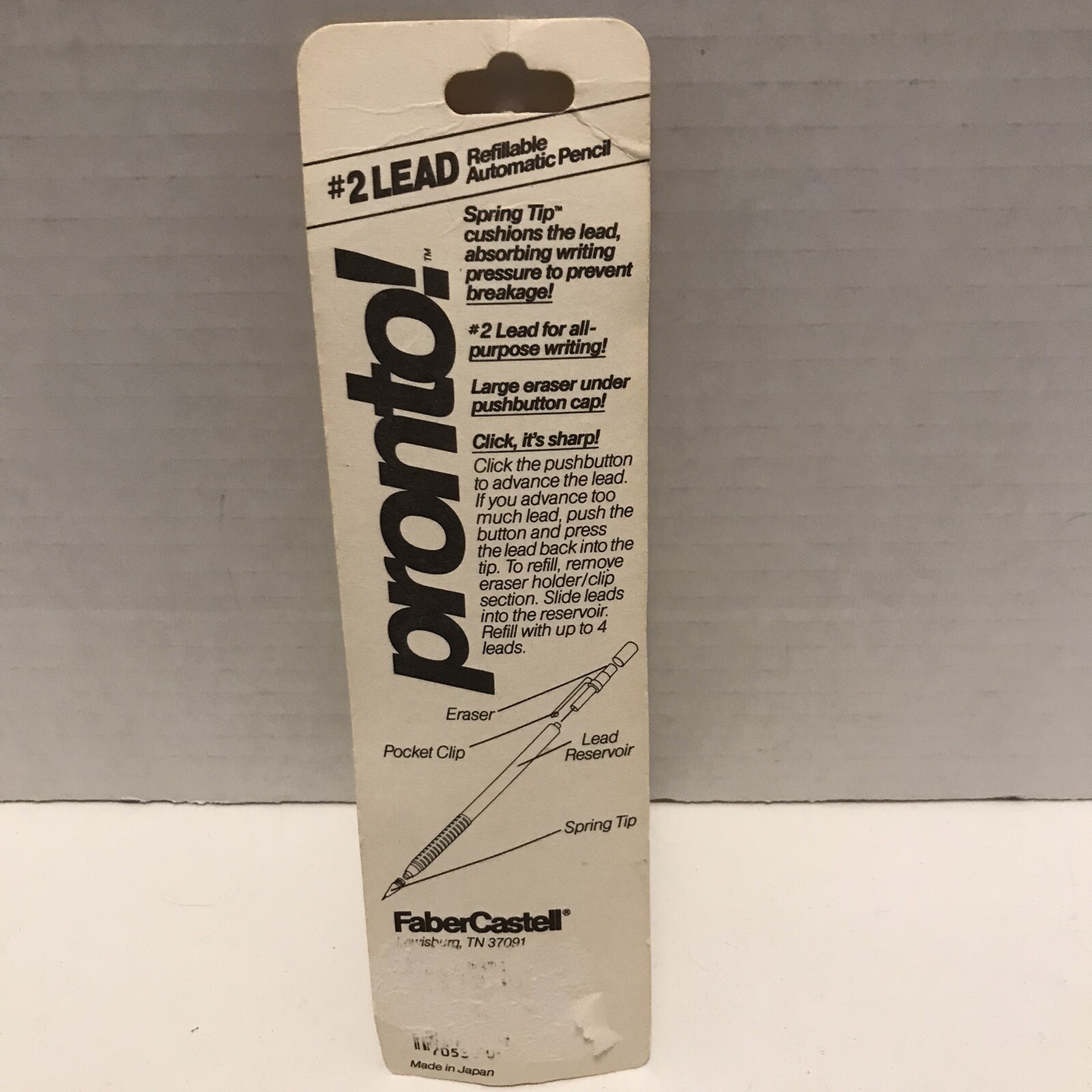 Faber-Castell Pronto 0.7mm Refillable Automatic Pencil ~ #2 Lead ~ Sealed
