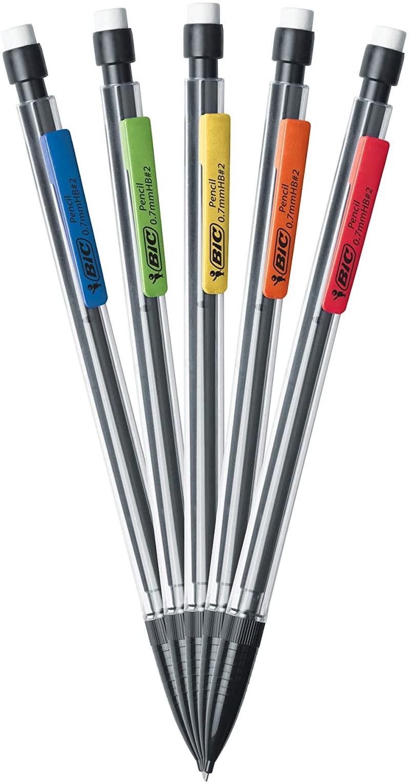 Xtra-life Mechanical Pencil, Clear Barrel, Medium Point (0.7mm), 10-count, Packa