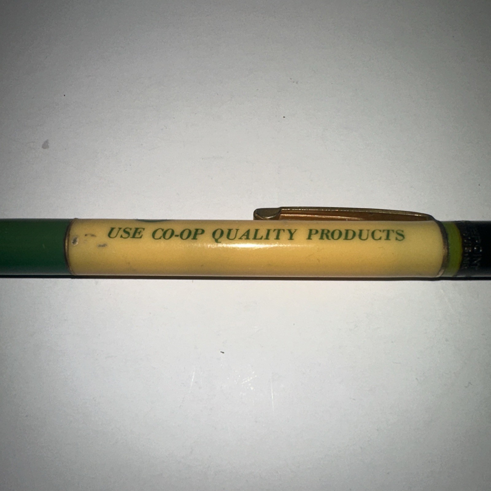 Vintage Ritepoint Mechanical Pencil Oil Cap Peace & Security Through Cooperation