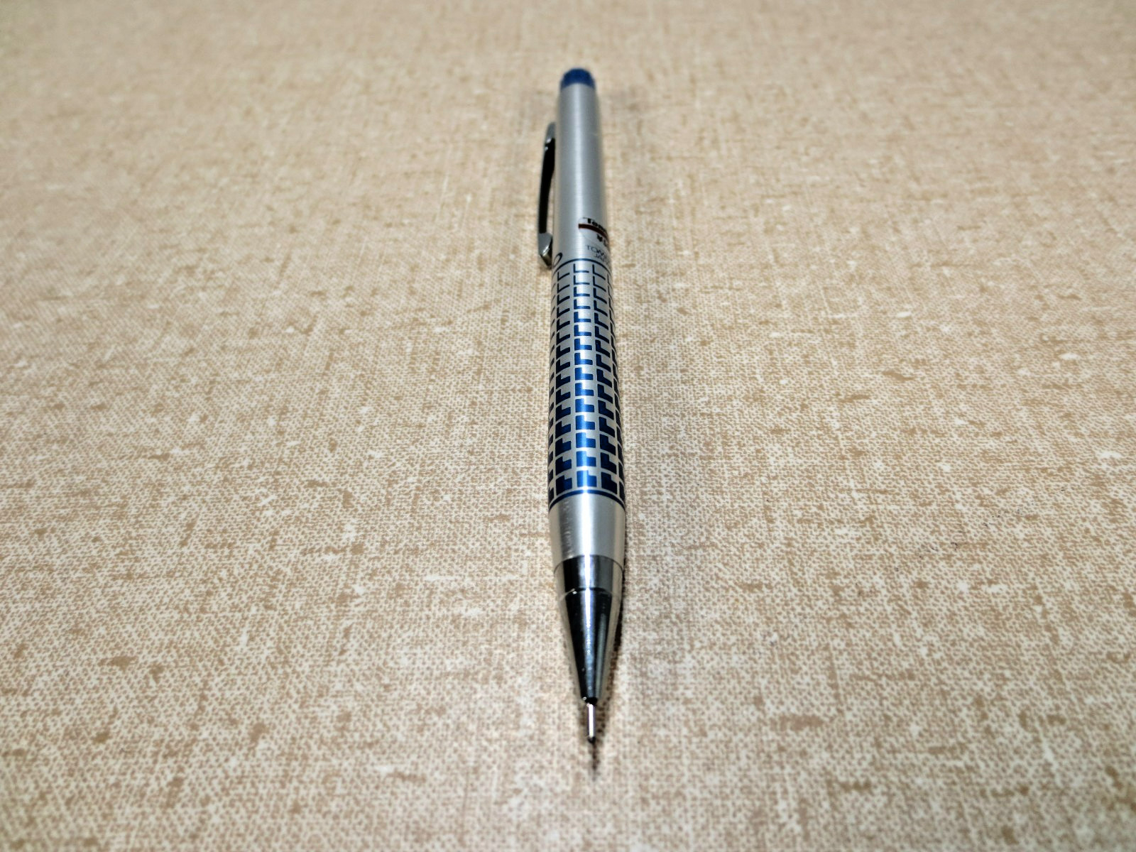 Vintage TOMBOW MONO Mechanical Pencil .5mm Lead Sticker Made Japan Graph Blue