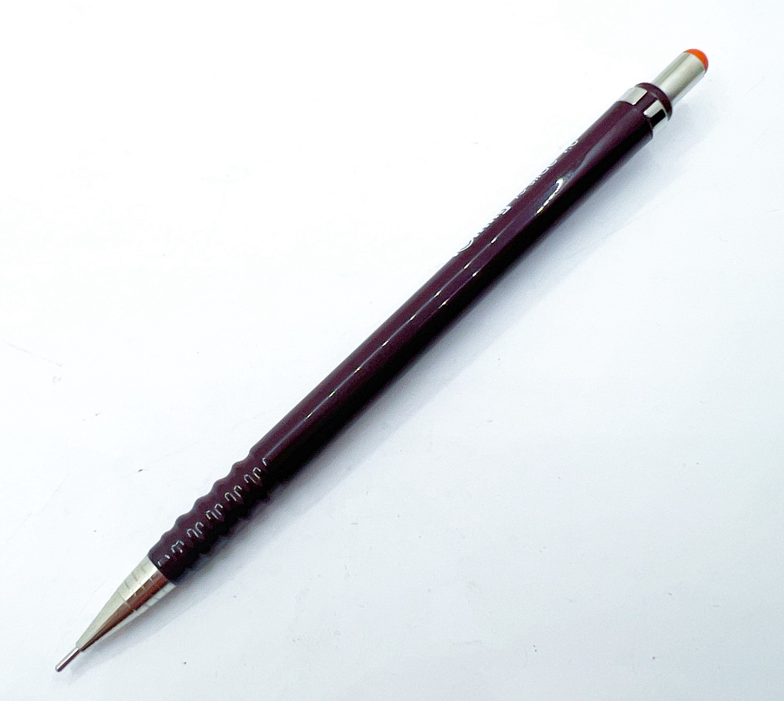 NOS Rotring Tikky TS Slide mechanical pencil 0.9mm 1.0 Burgundy Half Slide Tip