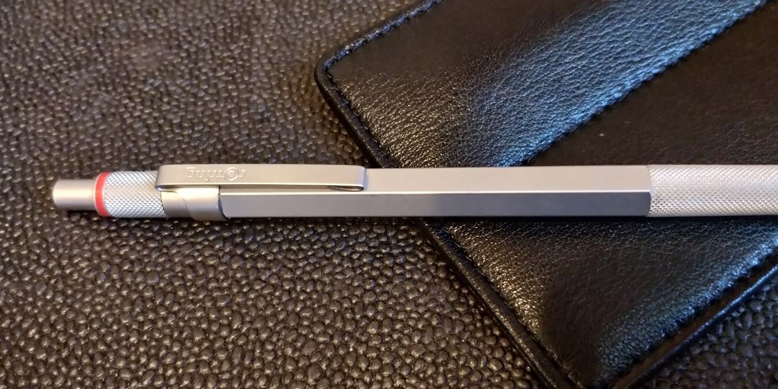 Rotring Levenger Lead Holder Mechanical Pencil with Leather Pouch