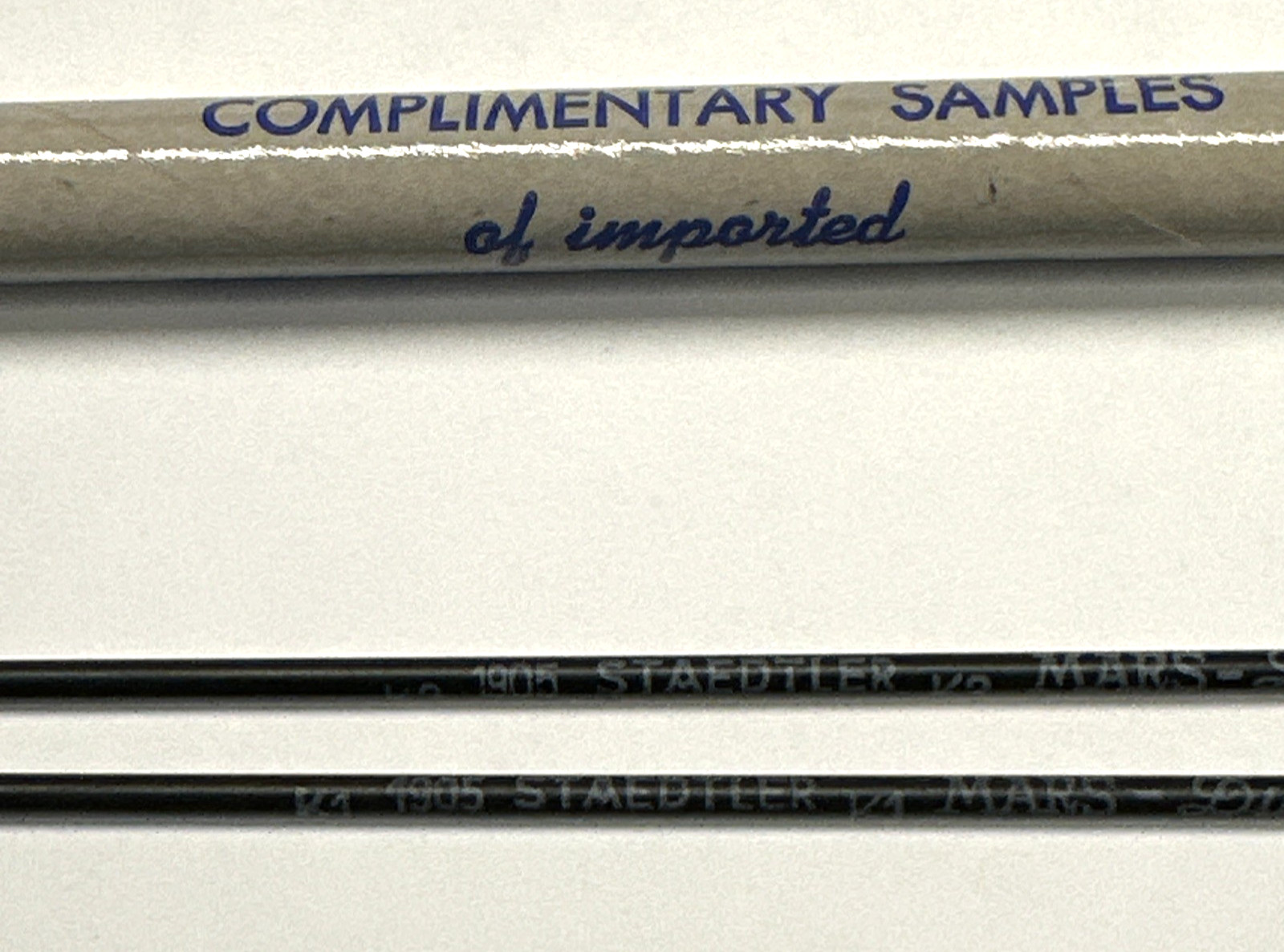 Vintage Staedtler Mars Complimentary Samples Drawing Leads Tube 1905 Duralar