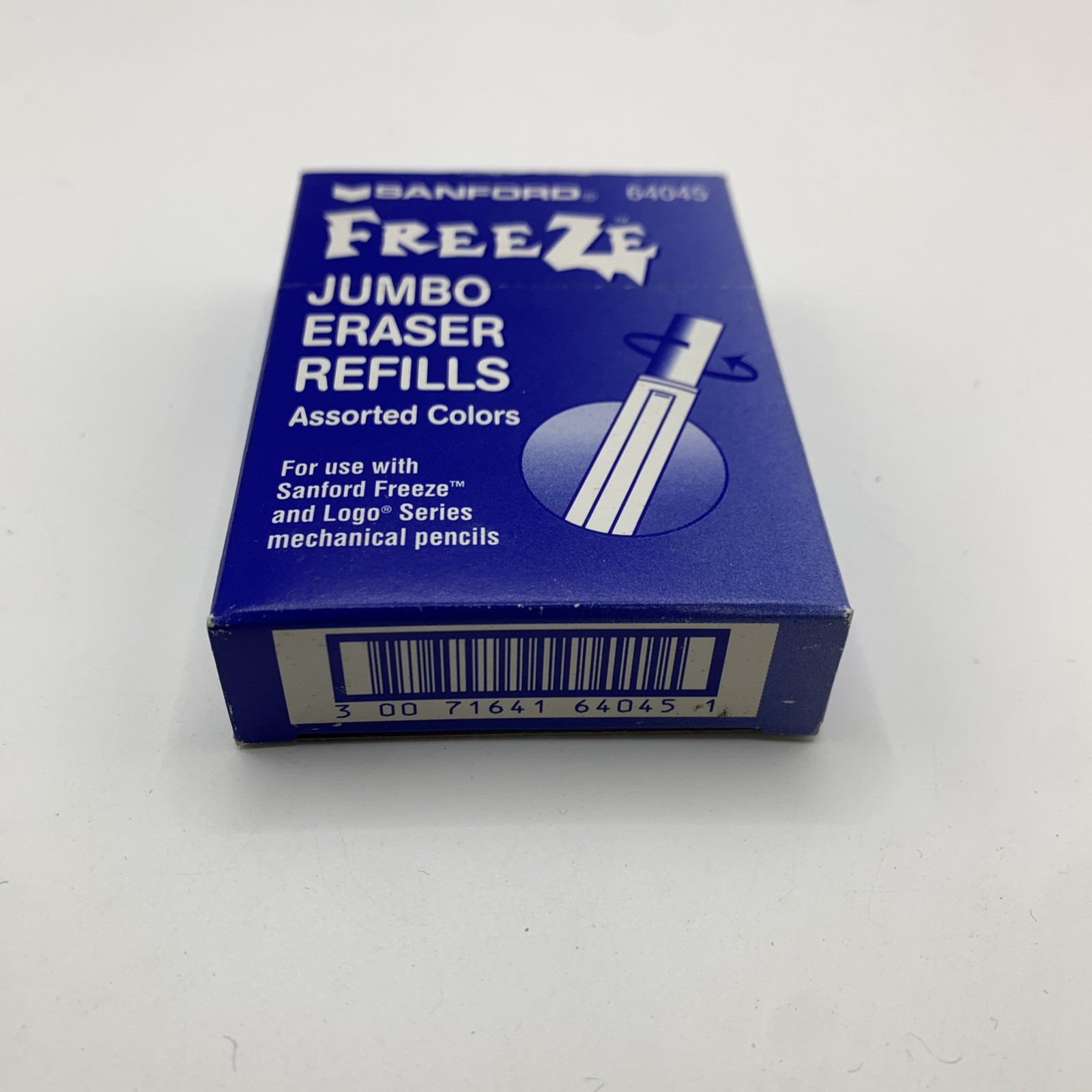 Sanford Freeze Logo Mechanical Pencil Jumbo Eraser Refills #64045 Assorted Color