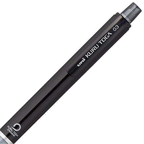 Mitsubishi Pencil Co., Ltd. sharp pen Kurutoga 0.3 black M34501P.24 JAPAN [6bx]