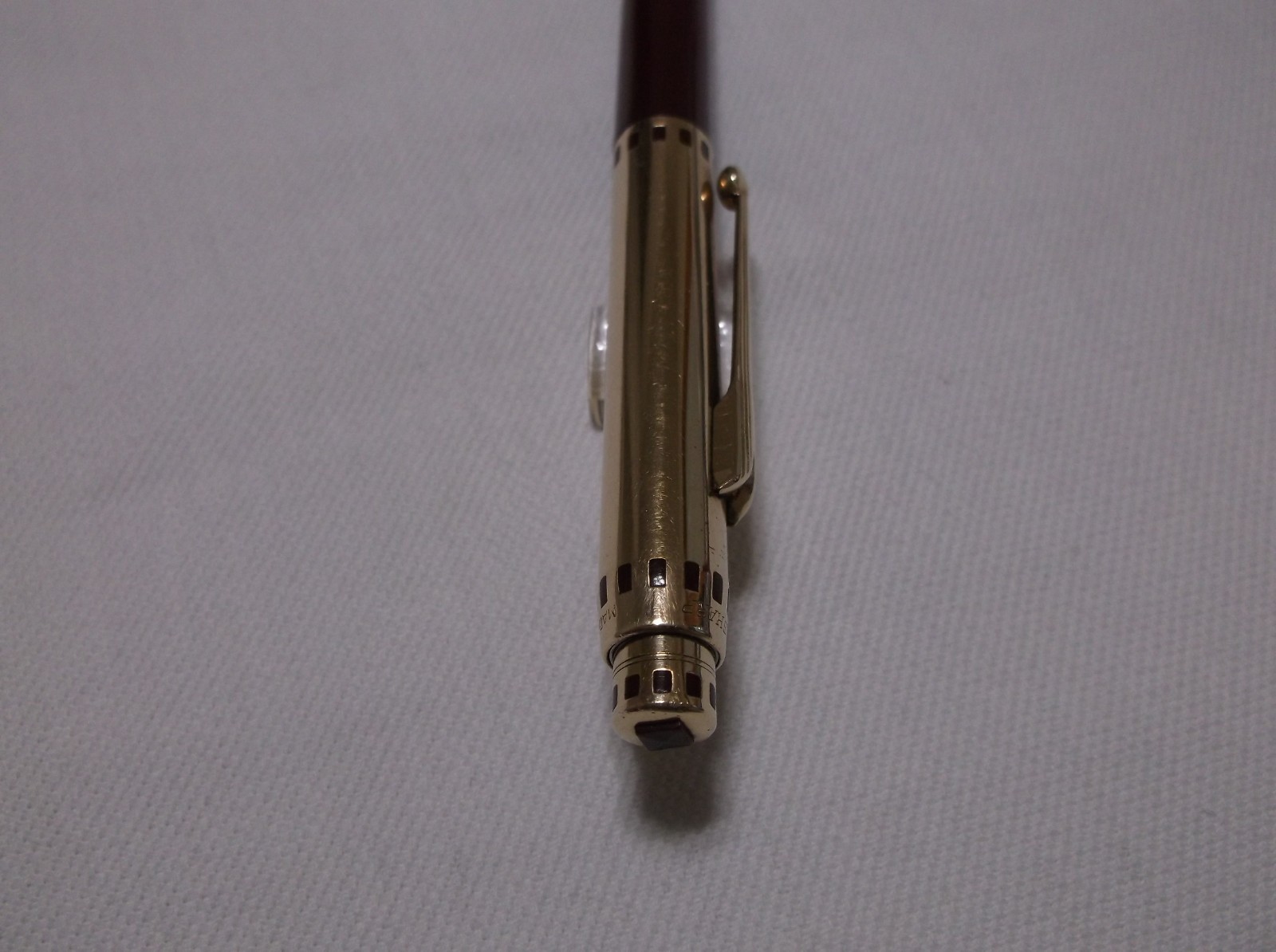 VINTAGE WAHL EVERSHARP CORONET BURGUNDY / GOLD REPEATER PENCIL / 1.18 mm LEAD