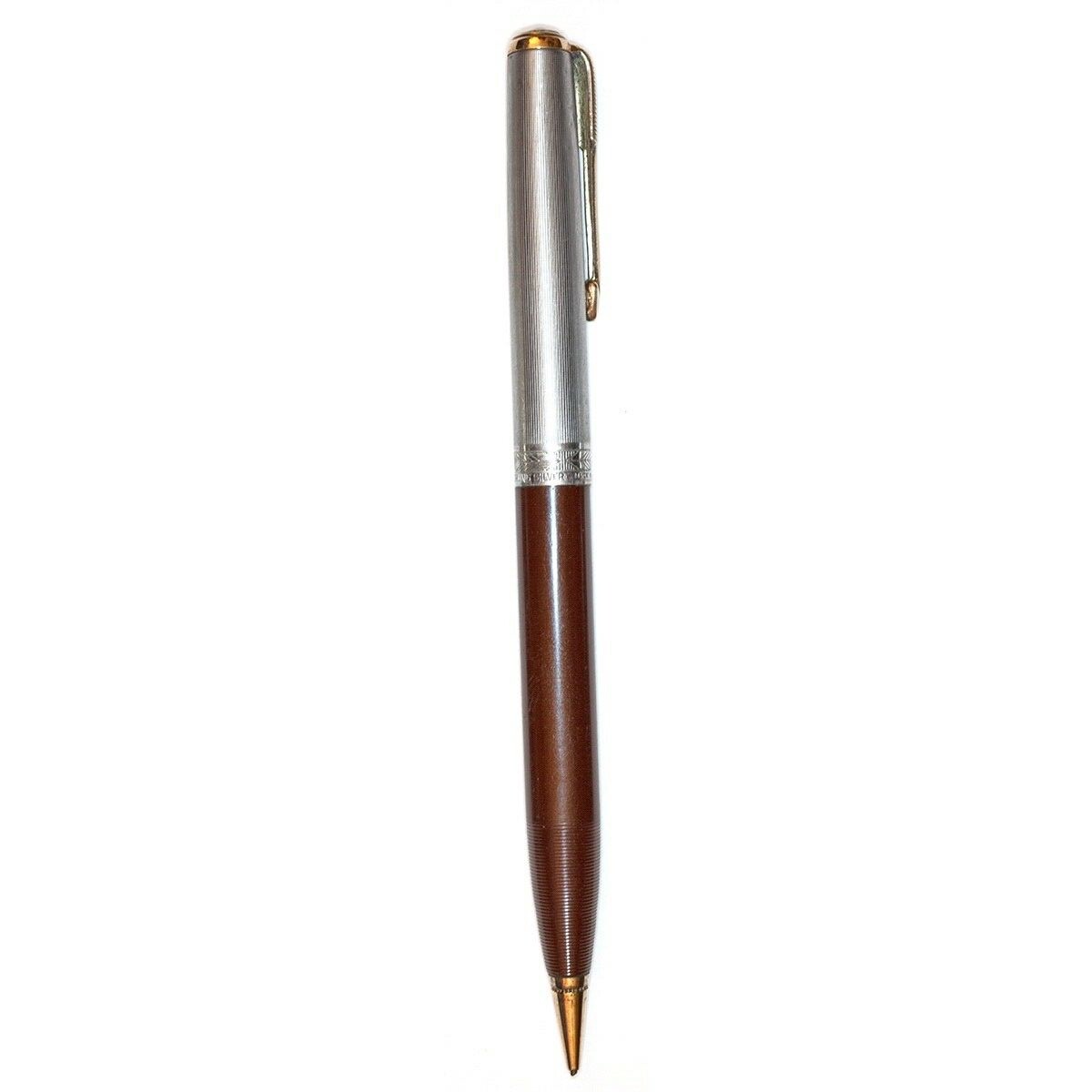 Parker 51 Heritage Cordovan Brown Sterling Silver Cap Mechanical Pencil 1940 9mm