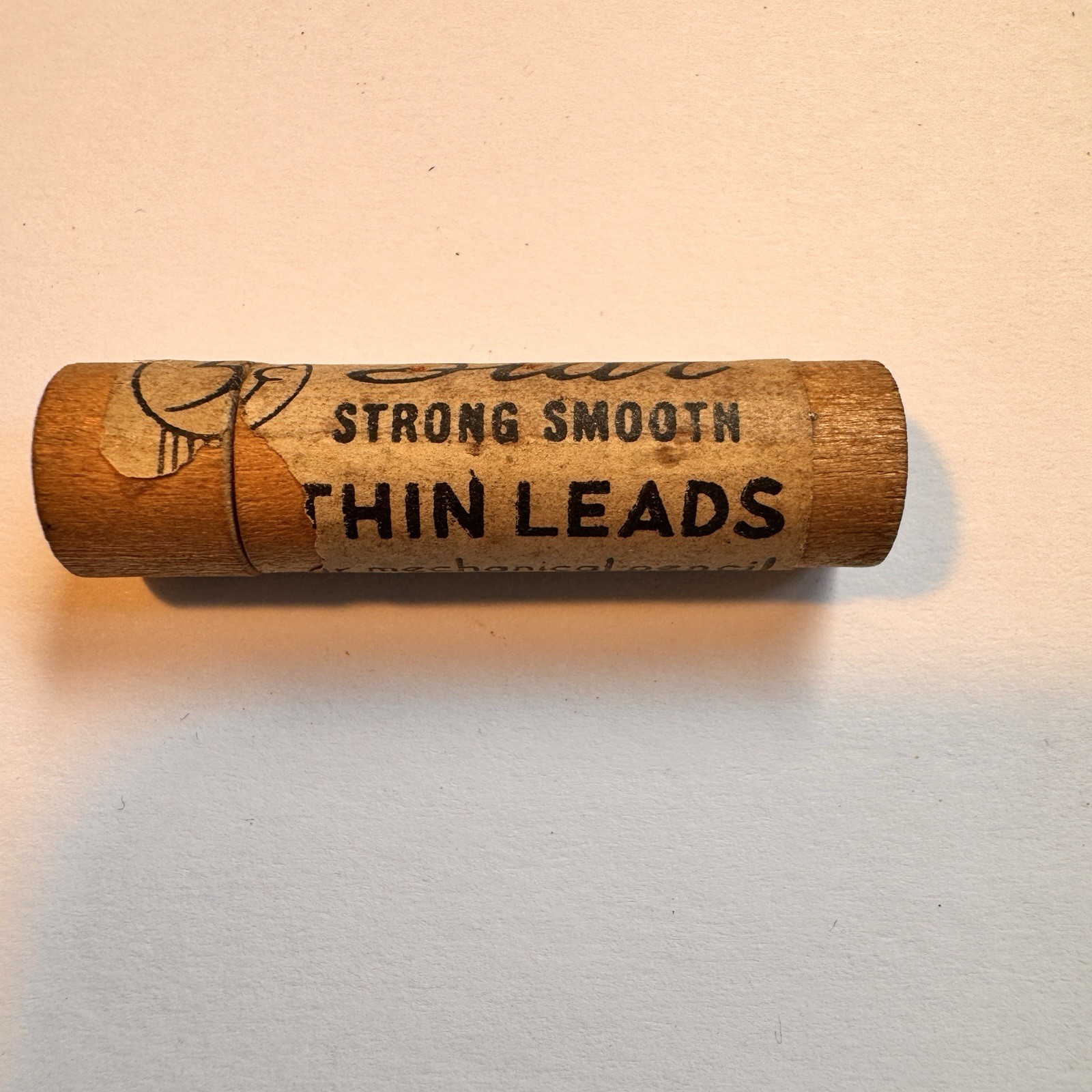 E. Berhard Faber Black Thin Leads N. 3010 Tube Advertisement Star