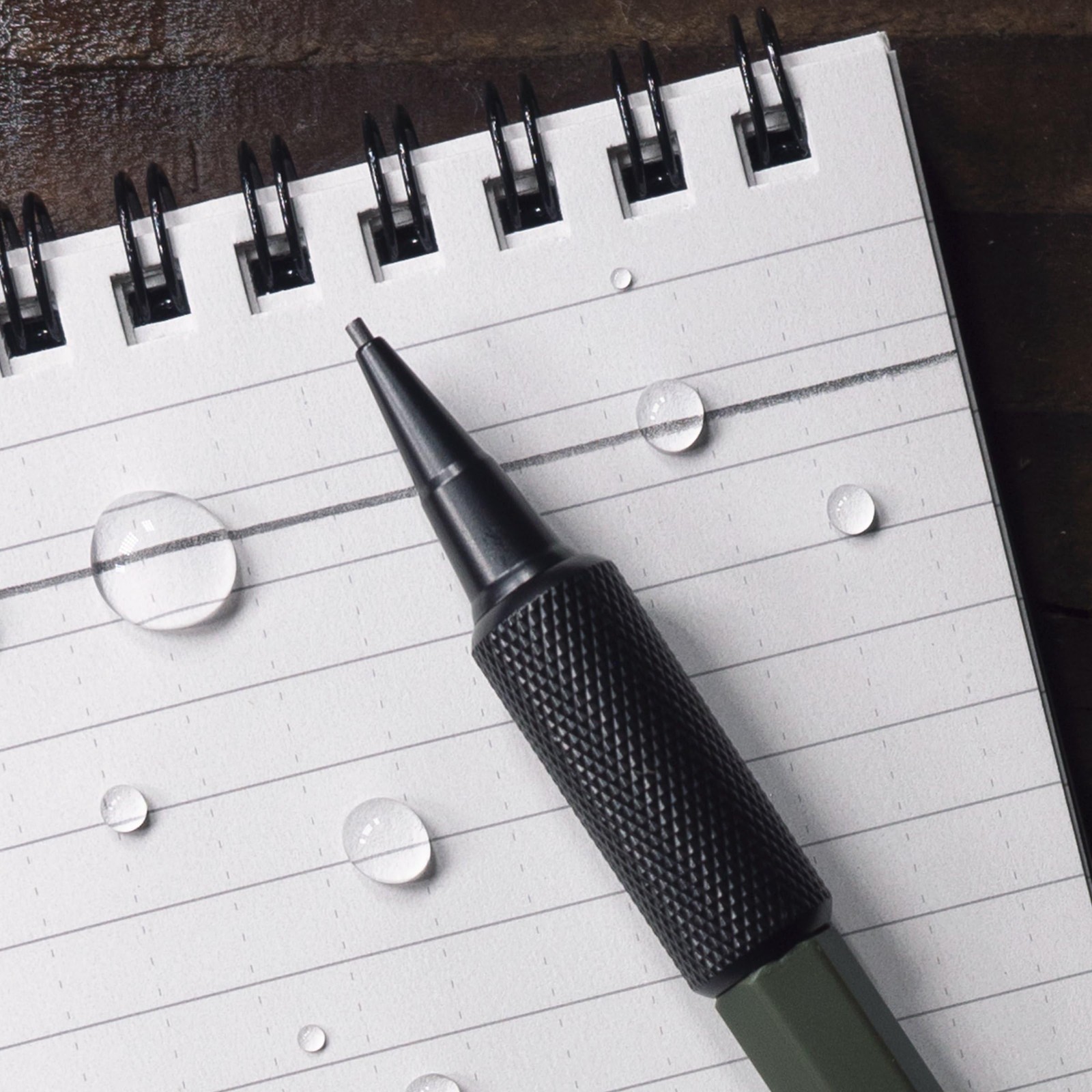 Rite in the Rain Weatherproof Mechanical Pencil, Olive Drab Barrel, 1.3mm Bla…