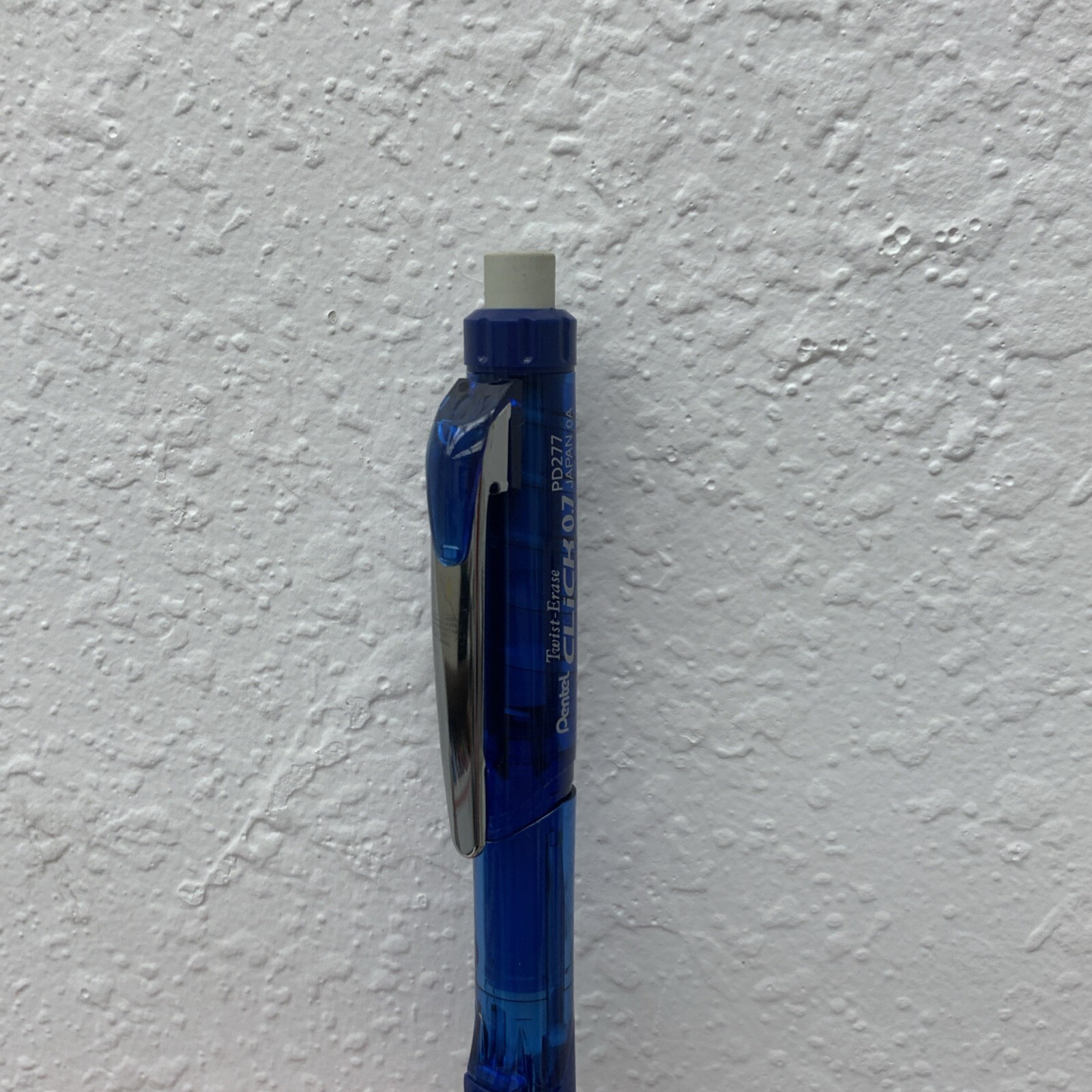 Vintage Pentel Twist-Erase PD277 Mechanical Pencil 0.7 mm Blue Drafting Drawing