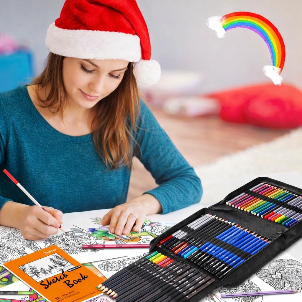 Taotree 81 Pack Art Supplies for Adults 1 Count (Pack of 81), Multicolor
