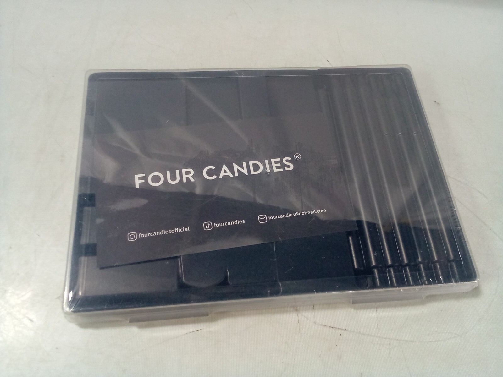 Four Candies 6-Mechanical Pencil Case, Black – 20 Total Pieces