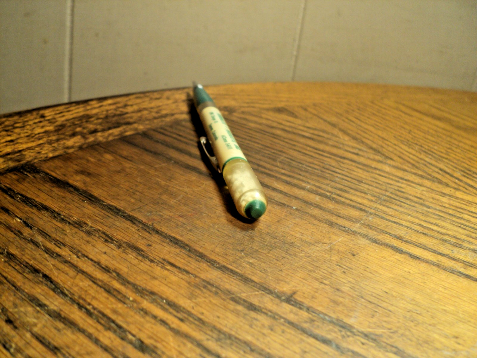 Vintage Mechanical Pencil Permalite Clear Top 6-1/18″ Long Unbranded Cracked