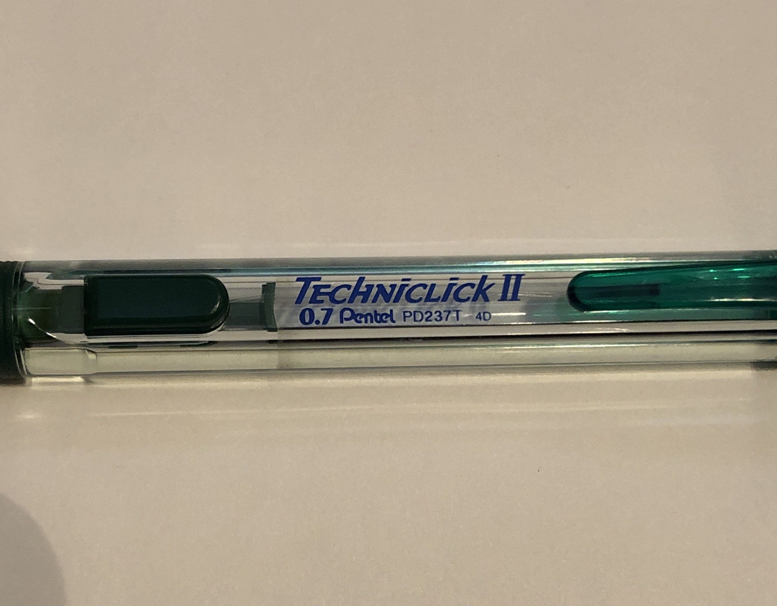 Pentel Techniclick II 0.7mm Side Advance Automatic Pencil Green PD237T