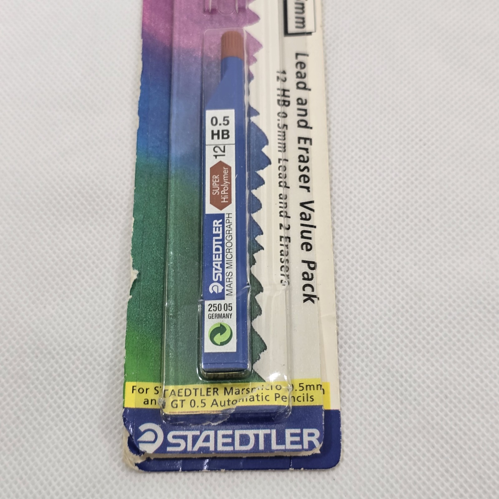 Mix Lot Of PENTEL Hi Polymer Super 0.7 & 0.5mm HB Pencil Lead Refills & Erasers