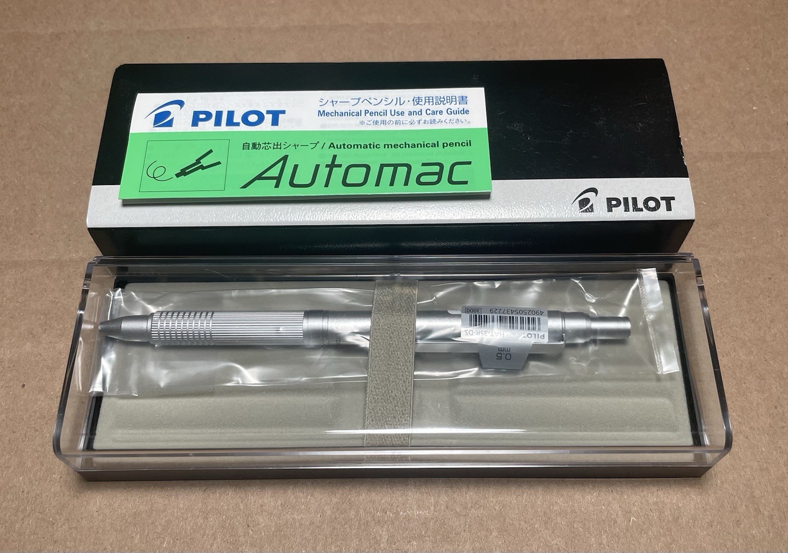 Pilot Automac Retractable Mechanical Pencil Silver Rare Retired