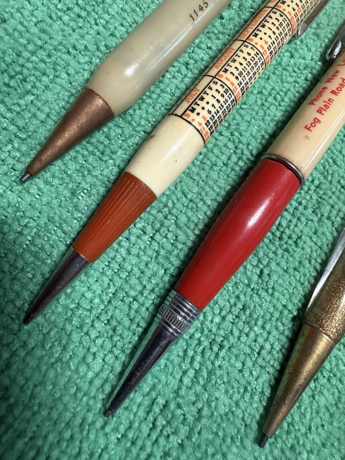 17 Pencil Lot Old & New – All Work – Pentel Zebra Niji Berol Autopoint Ritepoint